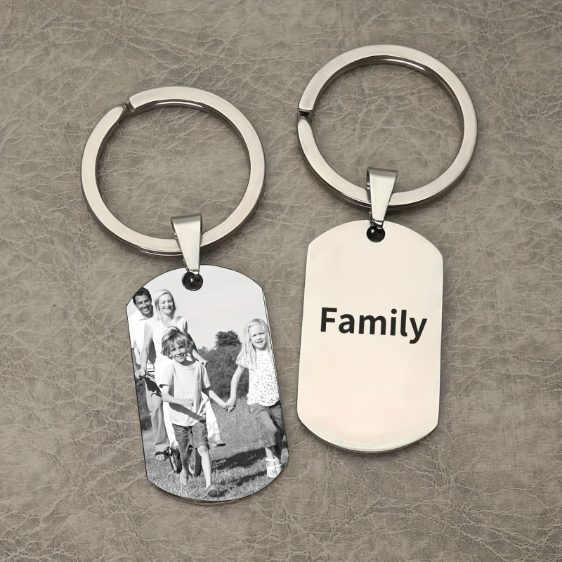Custom Photo Keychain Personal - Initial Ring Custom 评论和价格