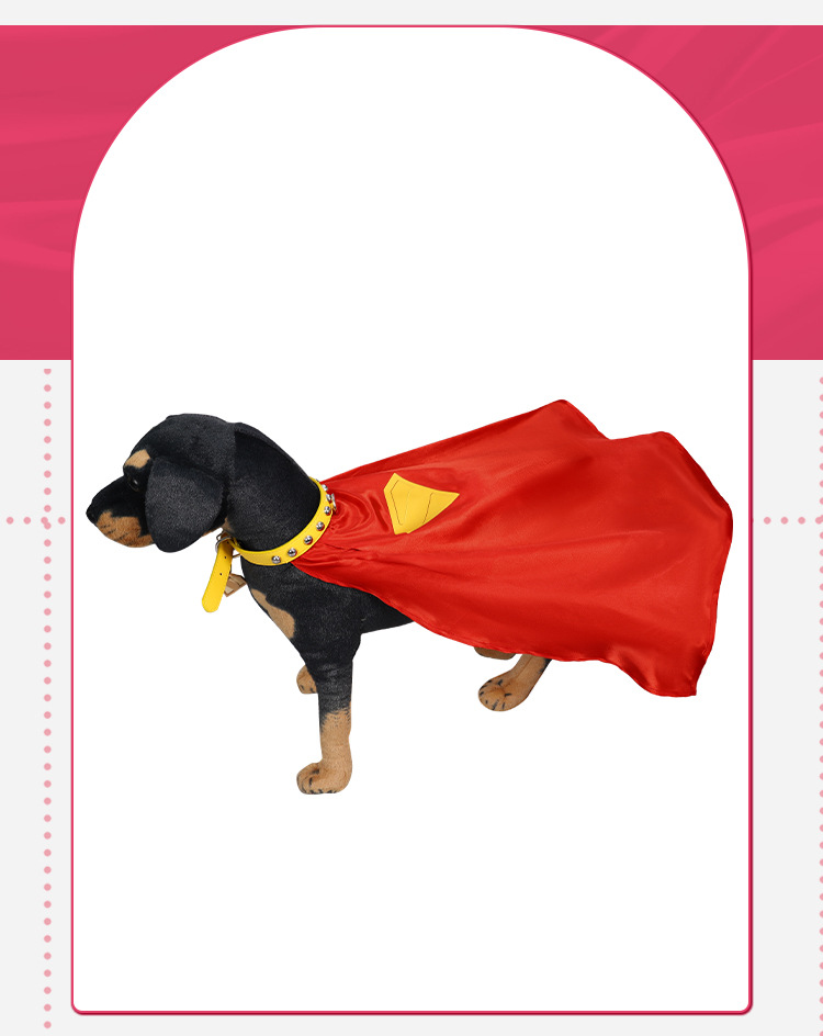 Red Krypto Cosplay Cloak Super - Pet Portrait Custom 评论和价格