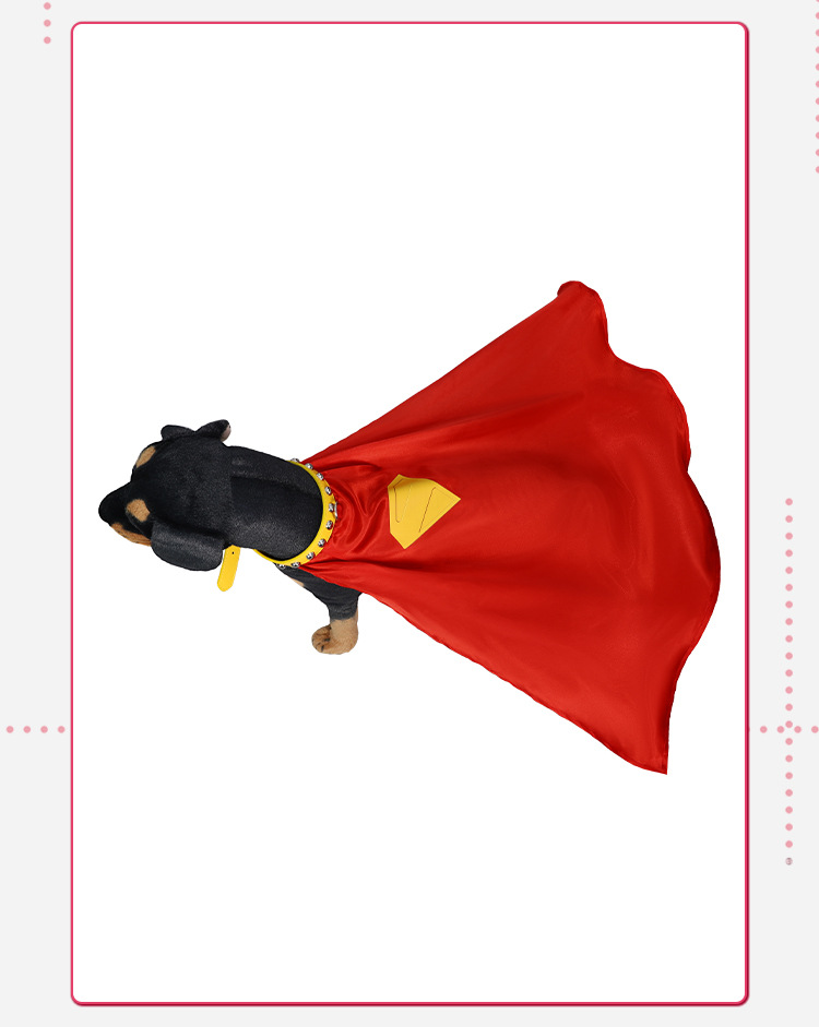 Red Krypto Cosplay Cloak Super - Pet Portrait Custom 评论和价格